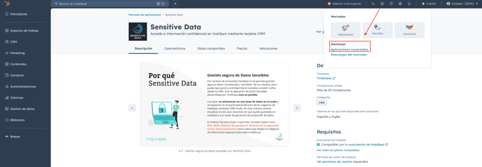 Holded + HubSpot - Sensitive Data