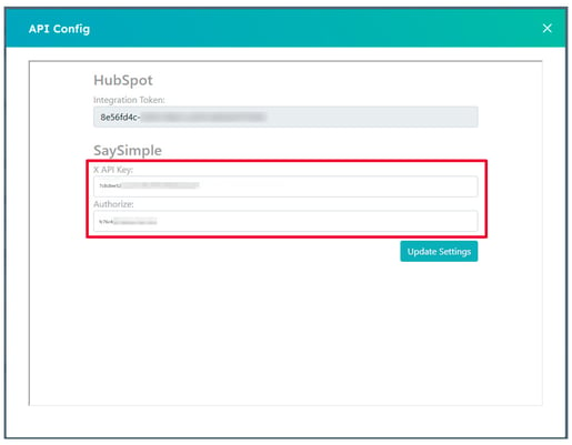 Hubspot-Saysimple-Api-key3